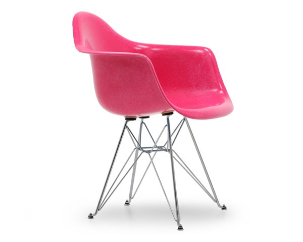 Fiberglass Arm Shell Chair MAGENTA マゼンタ