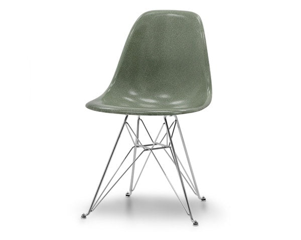 Fiberglass Side Shell Chair MOSS モス