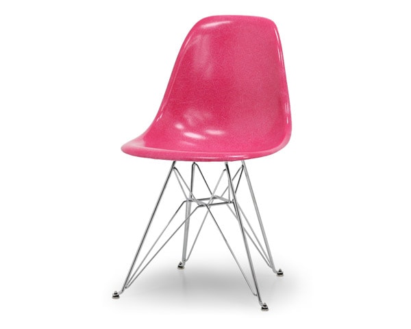 Fiberglass Side Shell Chair MAGENTA マゼンタ