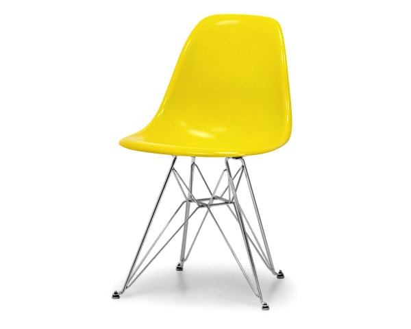 Fiberglass Side Shell Chair YELLOW イエロー