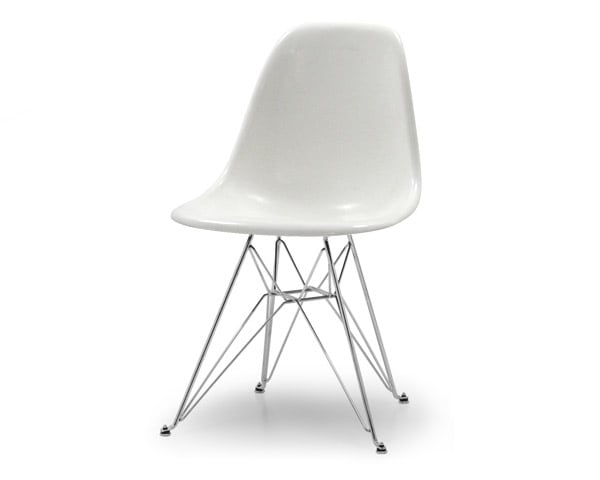 Fiberglass Side Shell Chair WHITE ホワイト