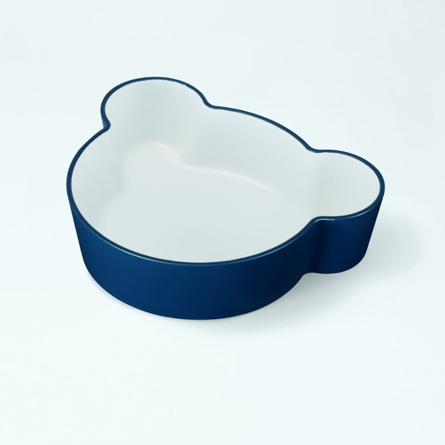 Kids Dish Gift Box with Bear Cutlery, Navy