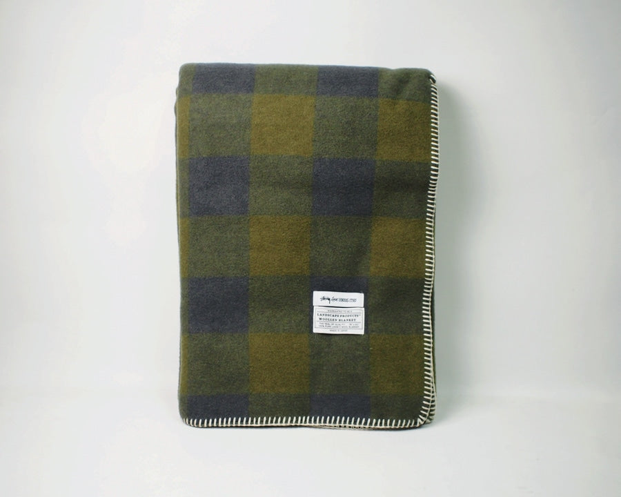 GS Wool Plaid Blanket by Landscape Products