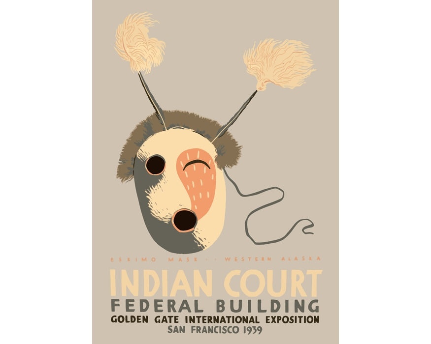 Indian Court Print 1218 インディアンコートプリント フレーム付