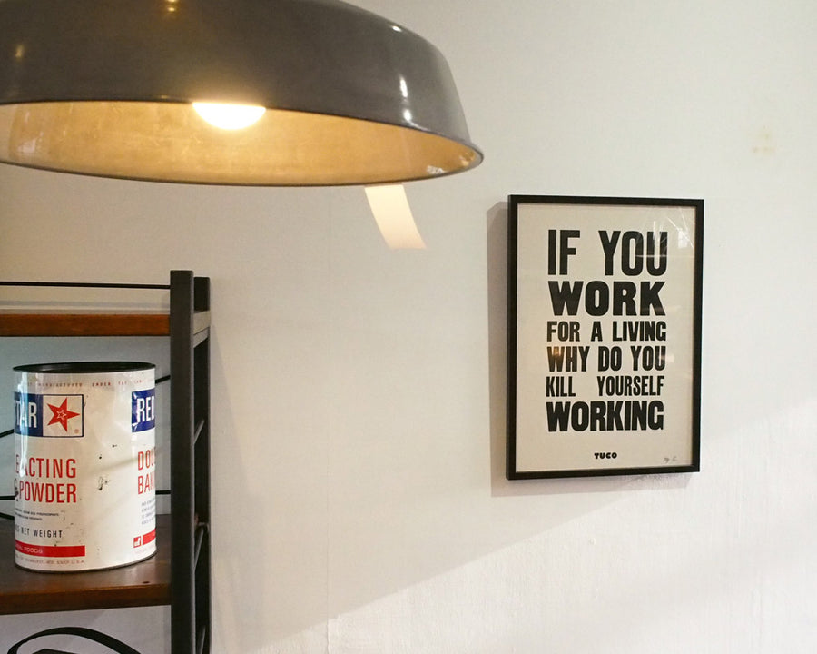 IF YOU WORK FOR A LIVIN POSTER