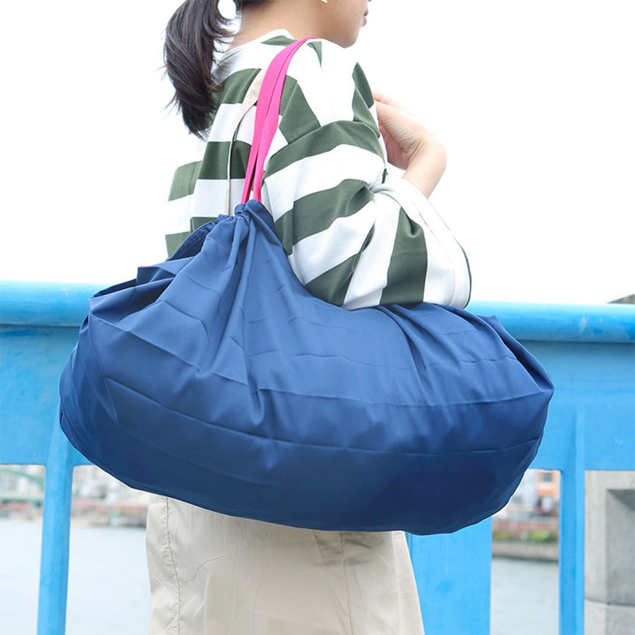 Shupatto コンパクトバッグ L ネイビー