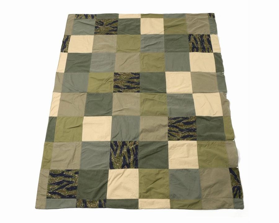 CS FUTON COVERLET / MILITARY PATCWORK Kotatsu futon cover military