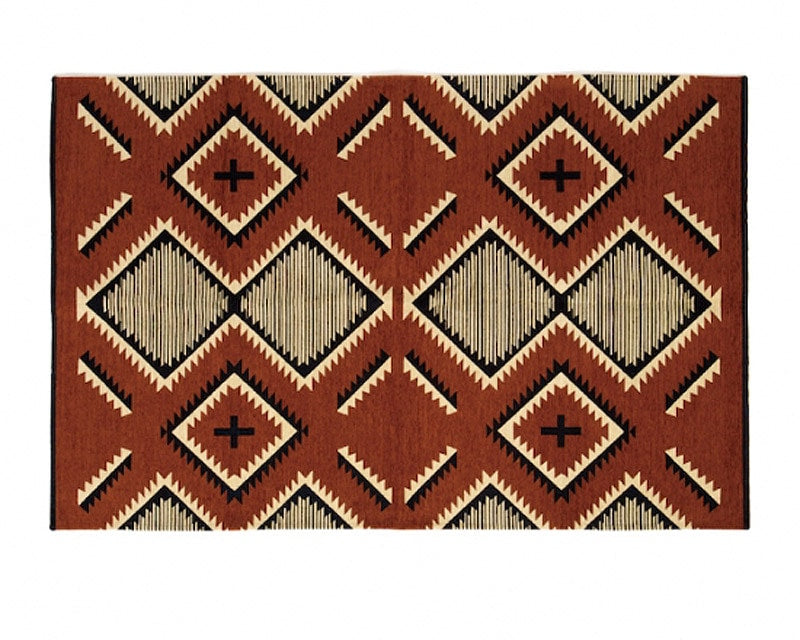 Native Rug Burgundy ネイティブラグ バーガンディー