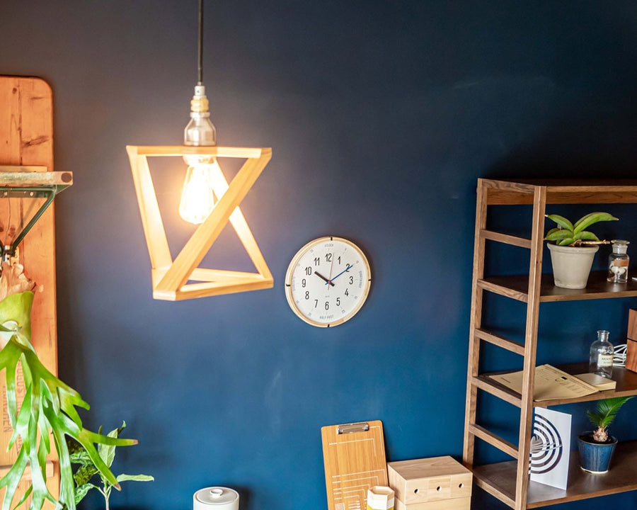 BAUHAUS Fonts Wall Clock CarlMarks バウハウスフォントウォールクロック