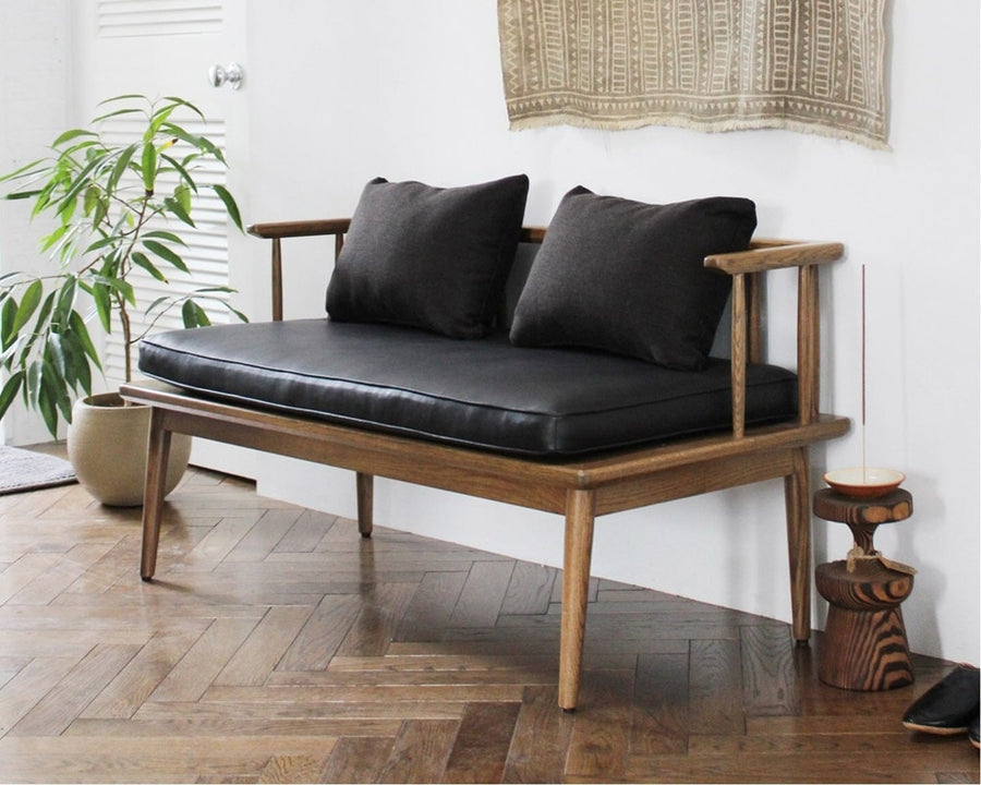 ALVESTA BENCH BLACK Arabesque bench black