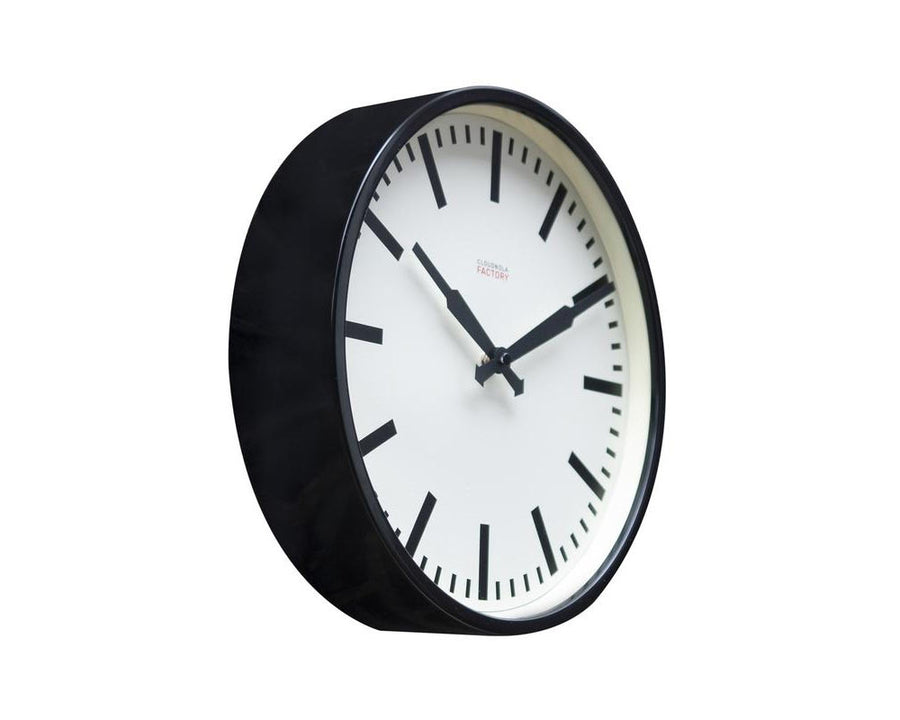 Factory Black Station Clock ファクトリーステーションクロック