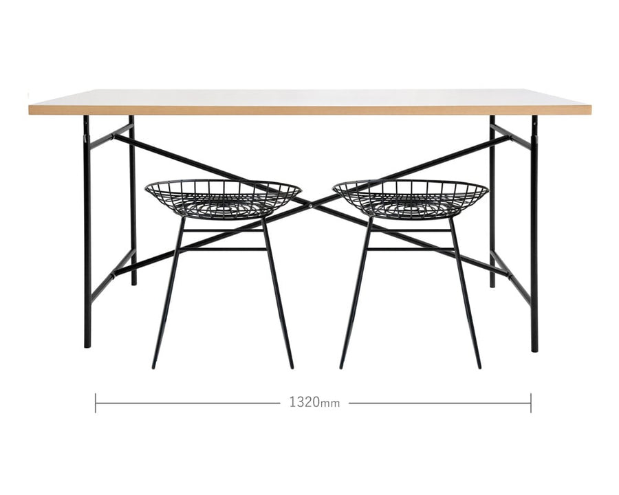 Eiermann Table 2 Pebble リノリウム ペブルグレー