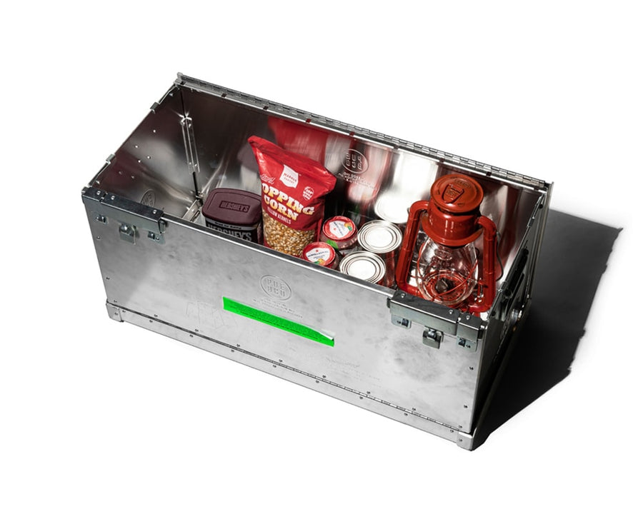 FOLDING ALUMINUM CONTAINER