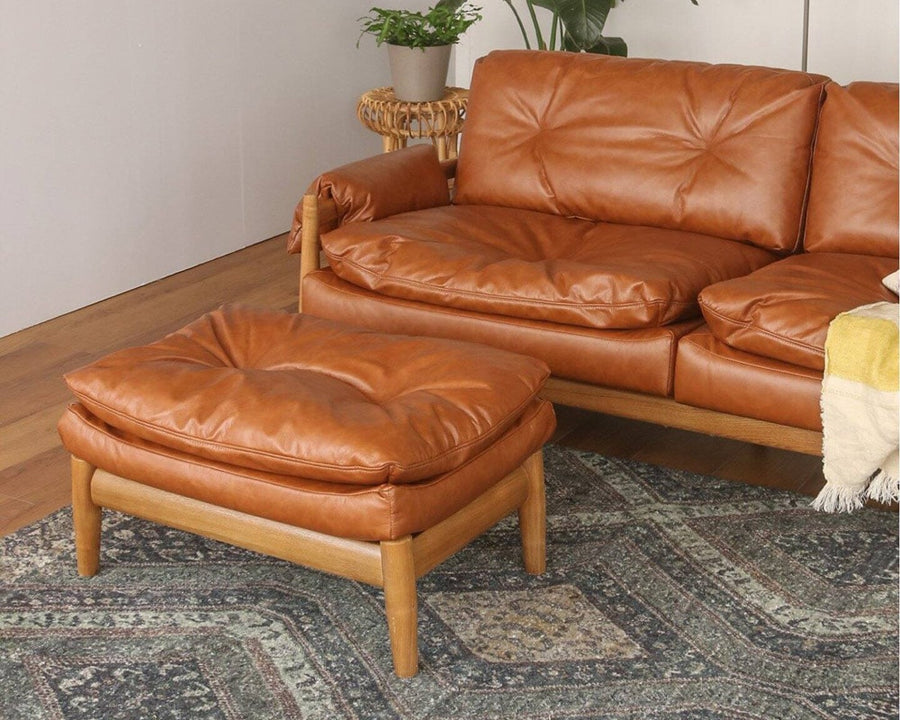 MADEIRA OTTOMAN PU Madeira ottoman PU leather
