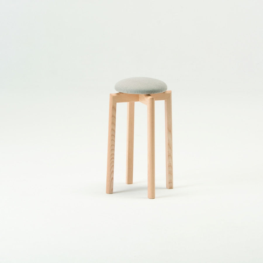 Mushroom Stool SS sh500 Charcoal Gray