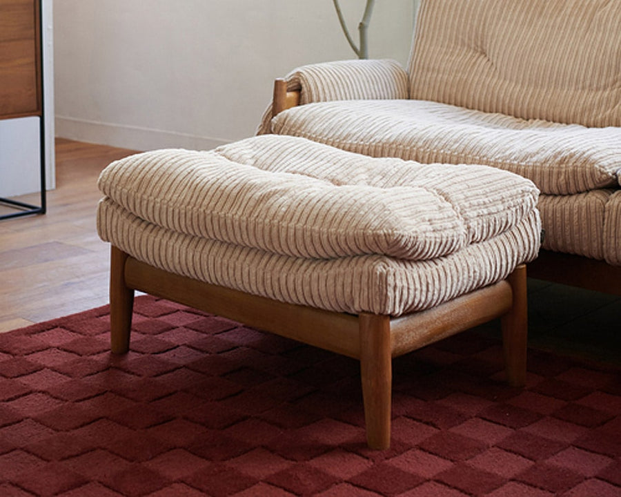 MADEIRA OTTOMAN AC07-BE Madeira Ottoman Corduroy