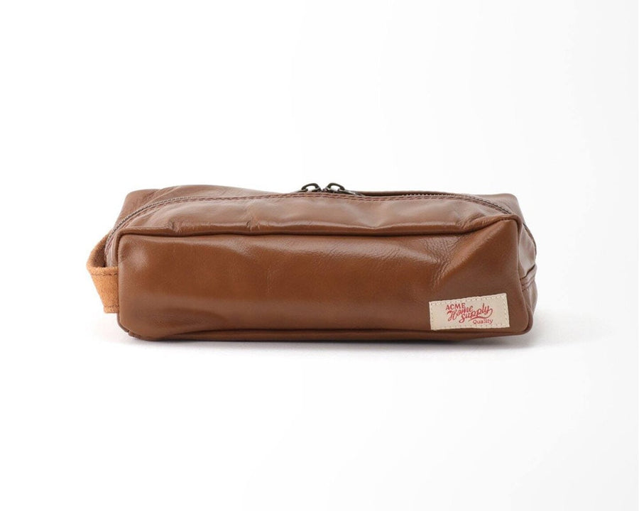 LEATHER BOX CASE CHESNUT Leather tissue box case
