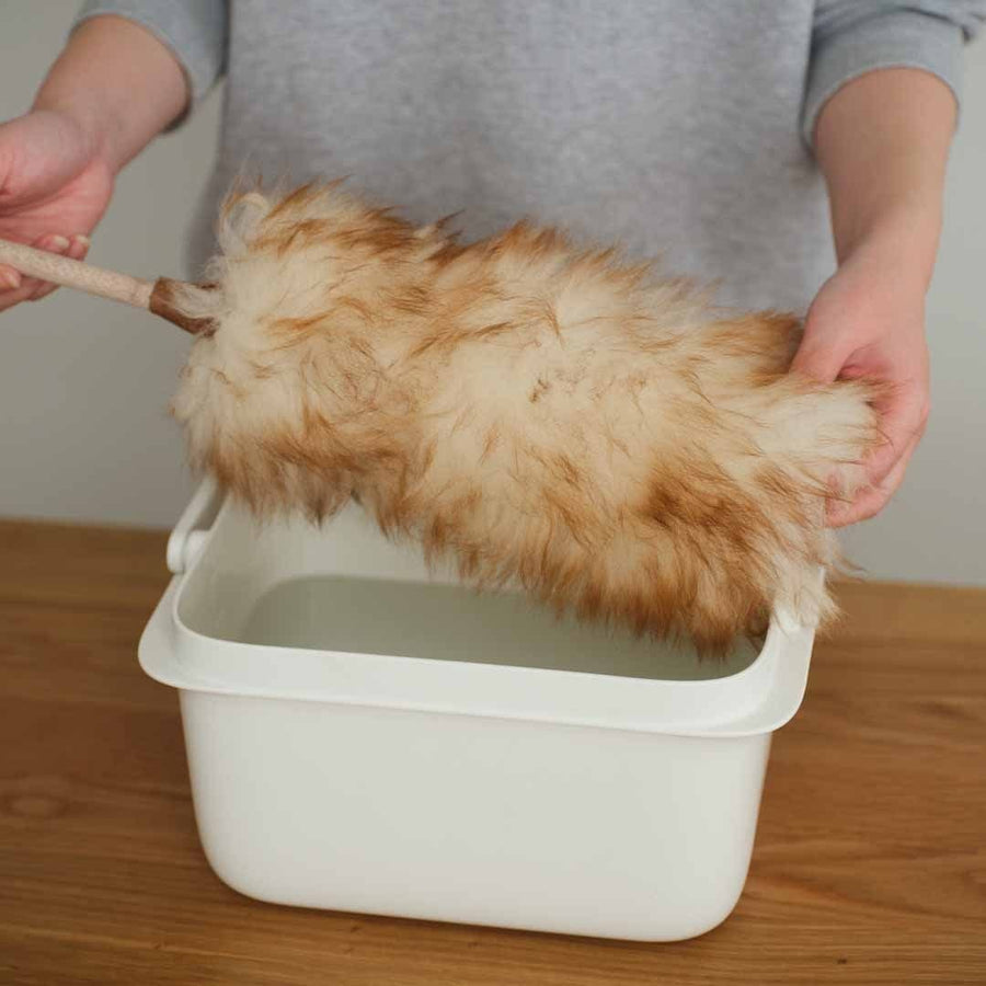 ラムウールダスター ナチュラル