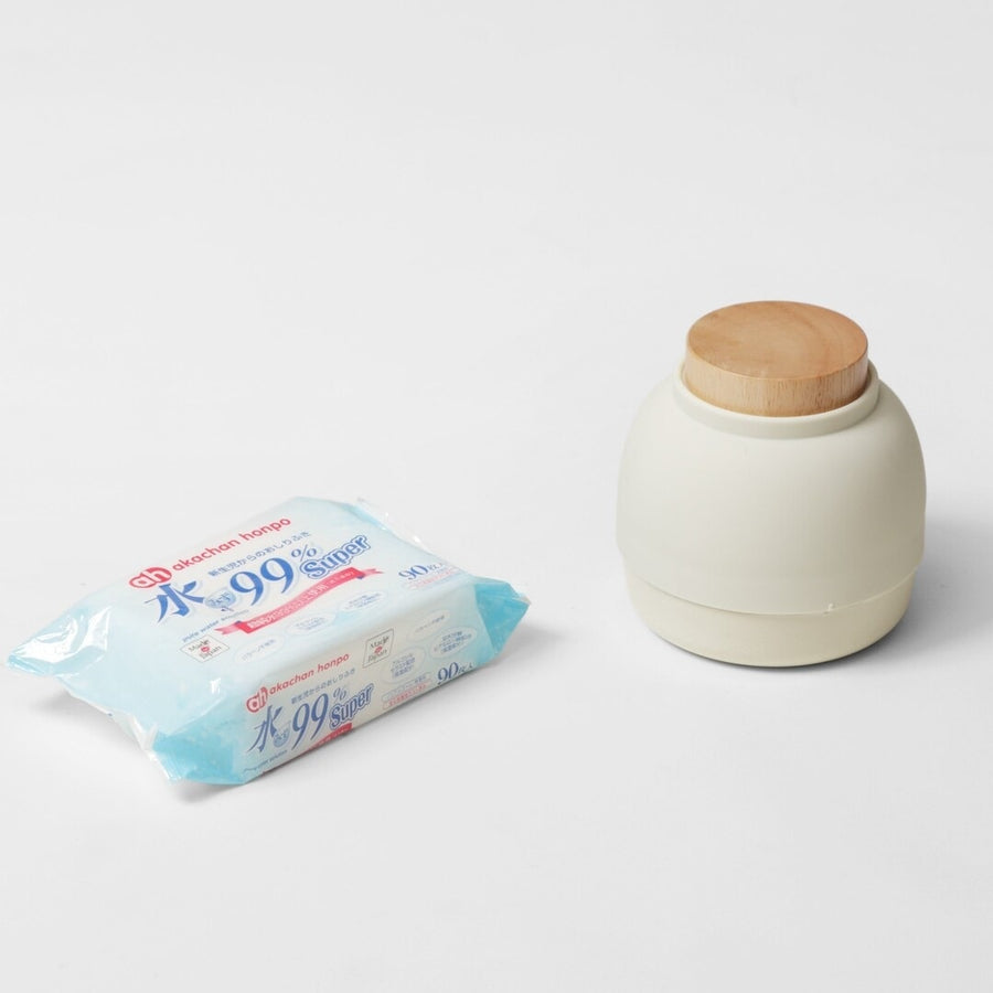 Mochi Moco Wet Tissue Case, White