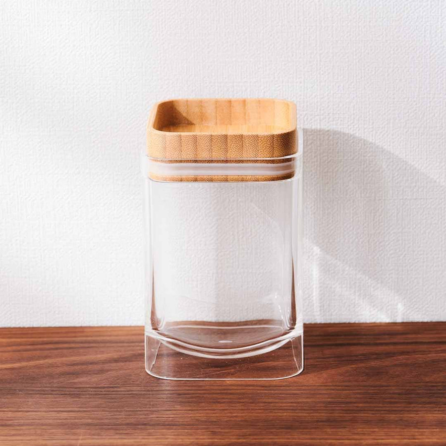 重なるキャニスター バンブー スクエア 500ml