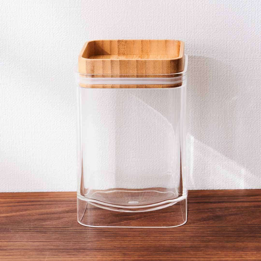 重なるキャニスター バンブー スクエア 900ml