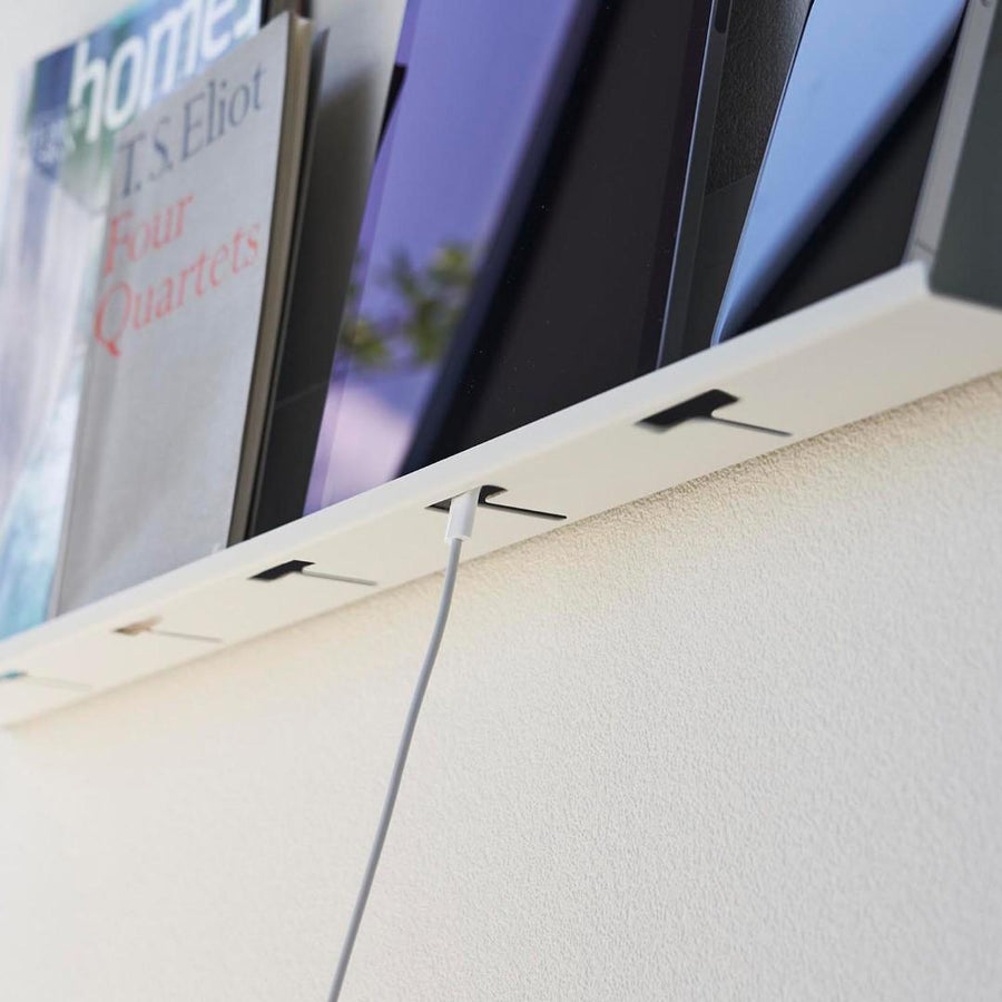 Tower Plasterboard Wall-Compatible Tablet &amp; Book Shelf