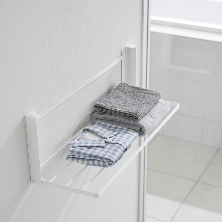Tower Wall Folding Bath Towel Rack for Plasterboard Walls