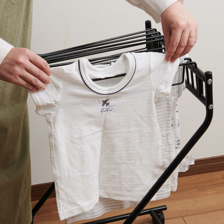 bws SELECTION Slacks Hanger, 10-Holder, Black