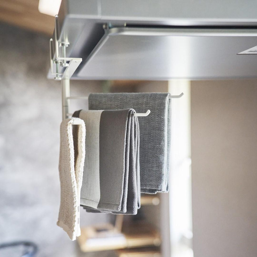 Tower Range Hood Movable Dish Hanger