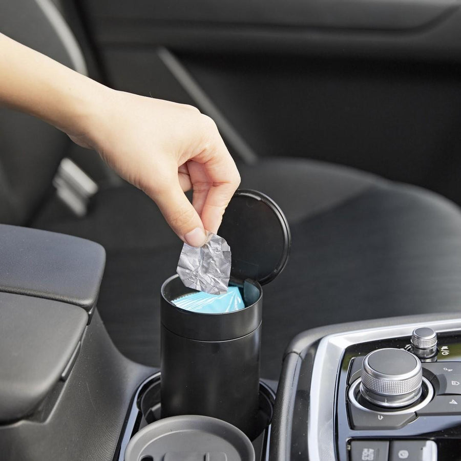 Tower Bottle-Shaped Trash Can with Lid