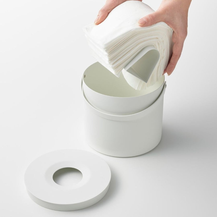 tower tissue case with handle