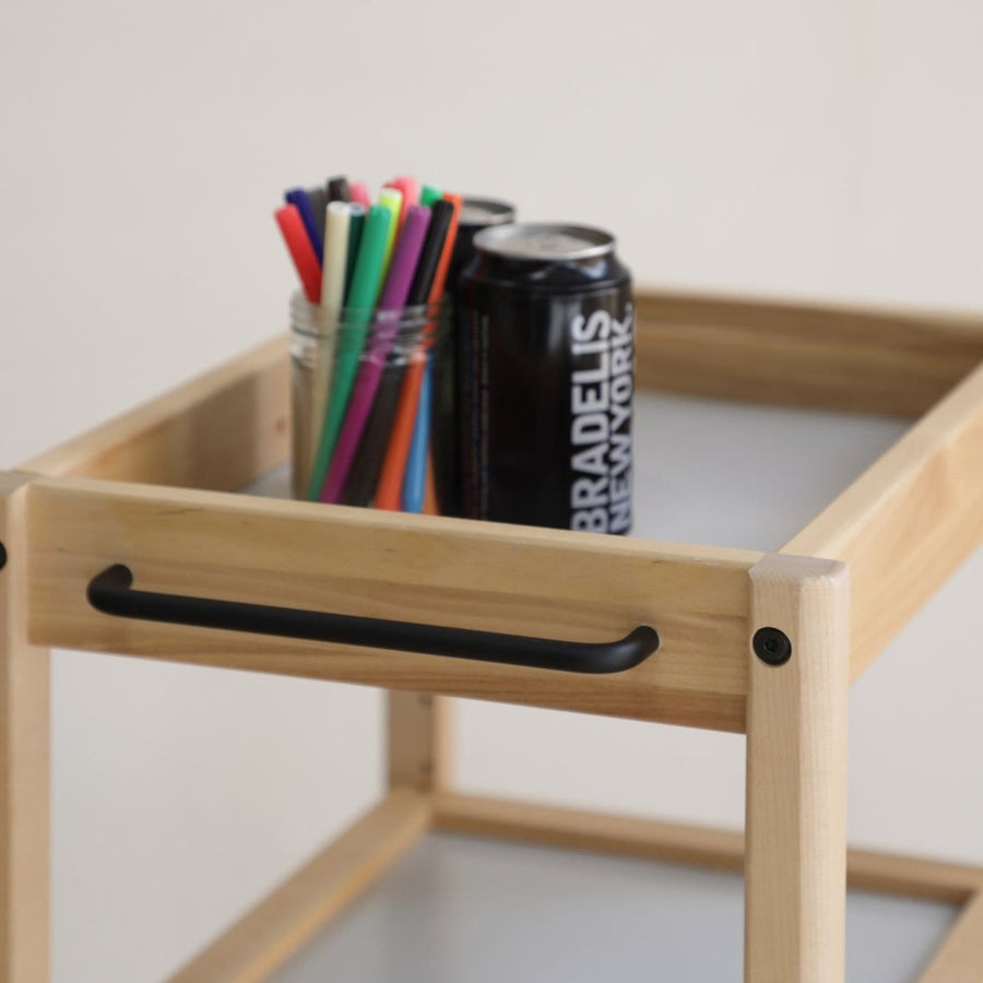 Kitchen cart with tray