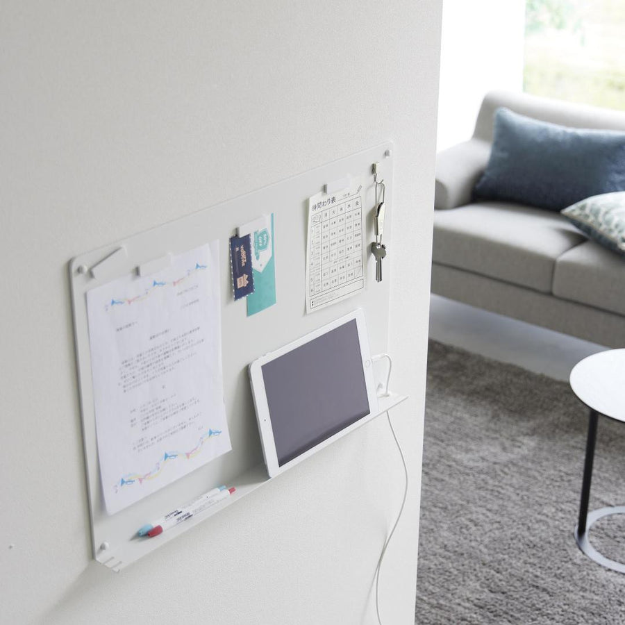Tower Wall Print Board with Tray, Compatible with Plasterboard Walls