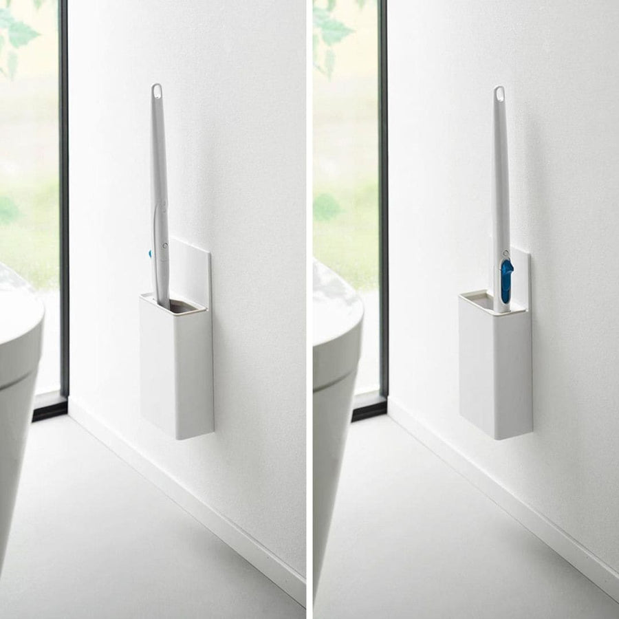Plate Wall Flushable Toilet Brush Holder