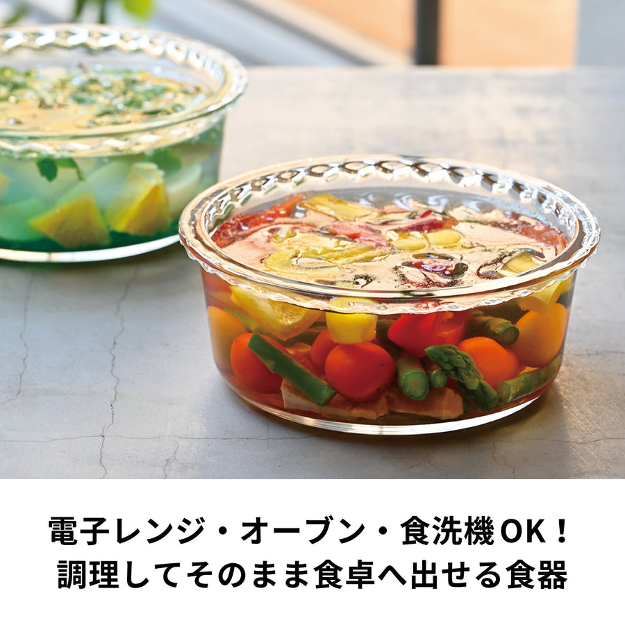耐熱ガラス製ホールケーキ型 5号