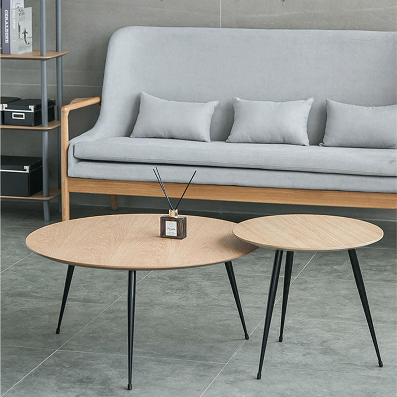 Scandinavian style simple round table