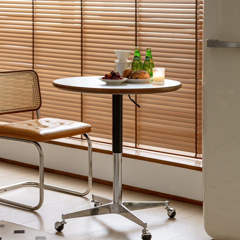 Boxwood Height Adjustable Circular Side Table