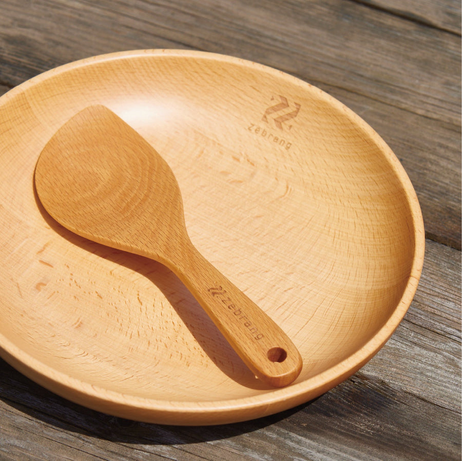 Wooden rice scoop spoon