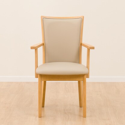 Dining chair with armrests (LG-010 LBR)