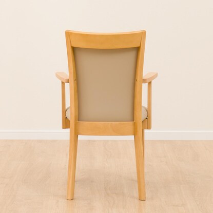 Dining chair with armrests (LG-010 LBR)