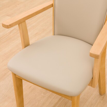 Dining chair with armrests (LG-010 LBR)