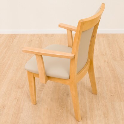 Dining chair with armrests (LG-010 LBR)