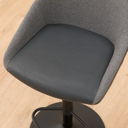 Height-adjustable counter chair (TN501 DGY/DGY)