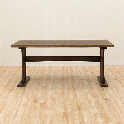 Natural wood dining table (Yamato 4 160 DBR)