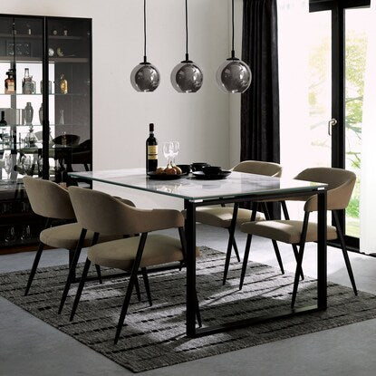 Ceramic dining table (Seral 150 CHN WH)