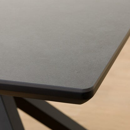 Ceramic dining table (Salar 150GY/BK steel legs)