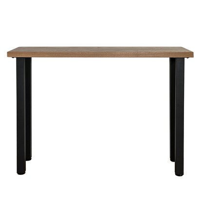 Natural wood elm veneer counter table (120 NA)