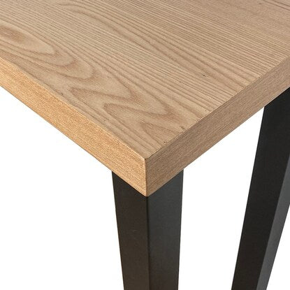 Natural wood elm veneer counter table (120 NA)