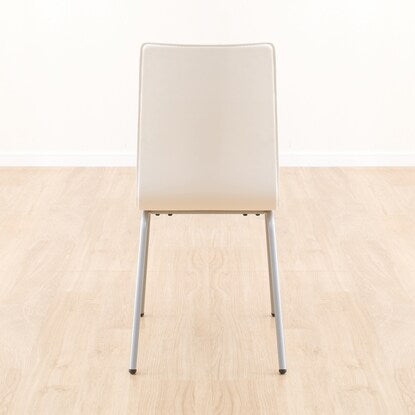 Dining chair (Cubo 3 PVC WH/SI)