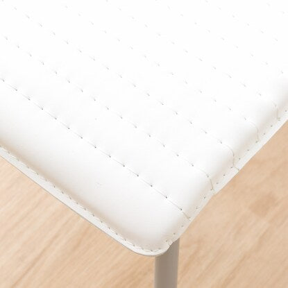 Dining chair (Cubo 3 PVC WH/SI)